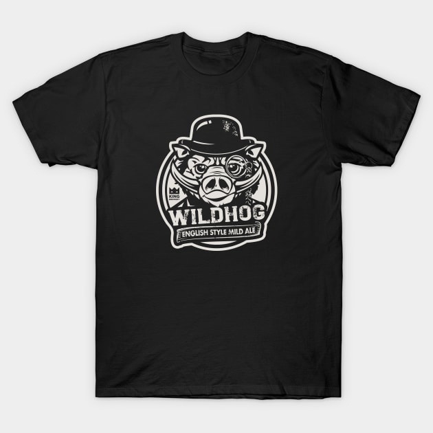 Wild Hog Mild English Ale T-Shirt by SilverfireDesign